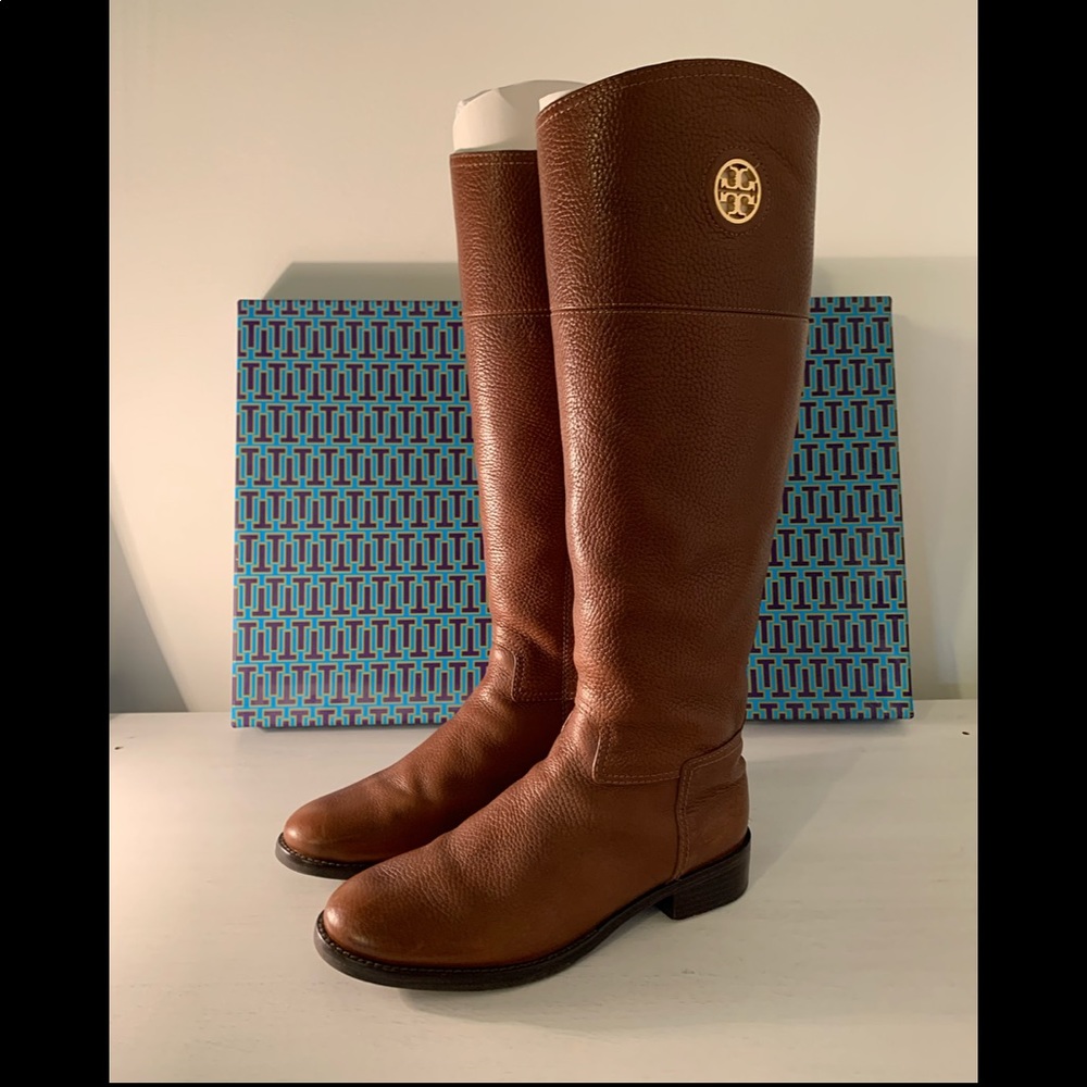 Tory Burch Junction Riding Boots 6.5
